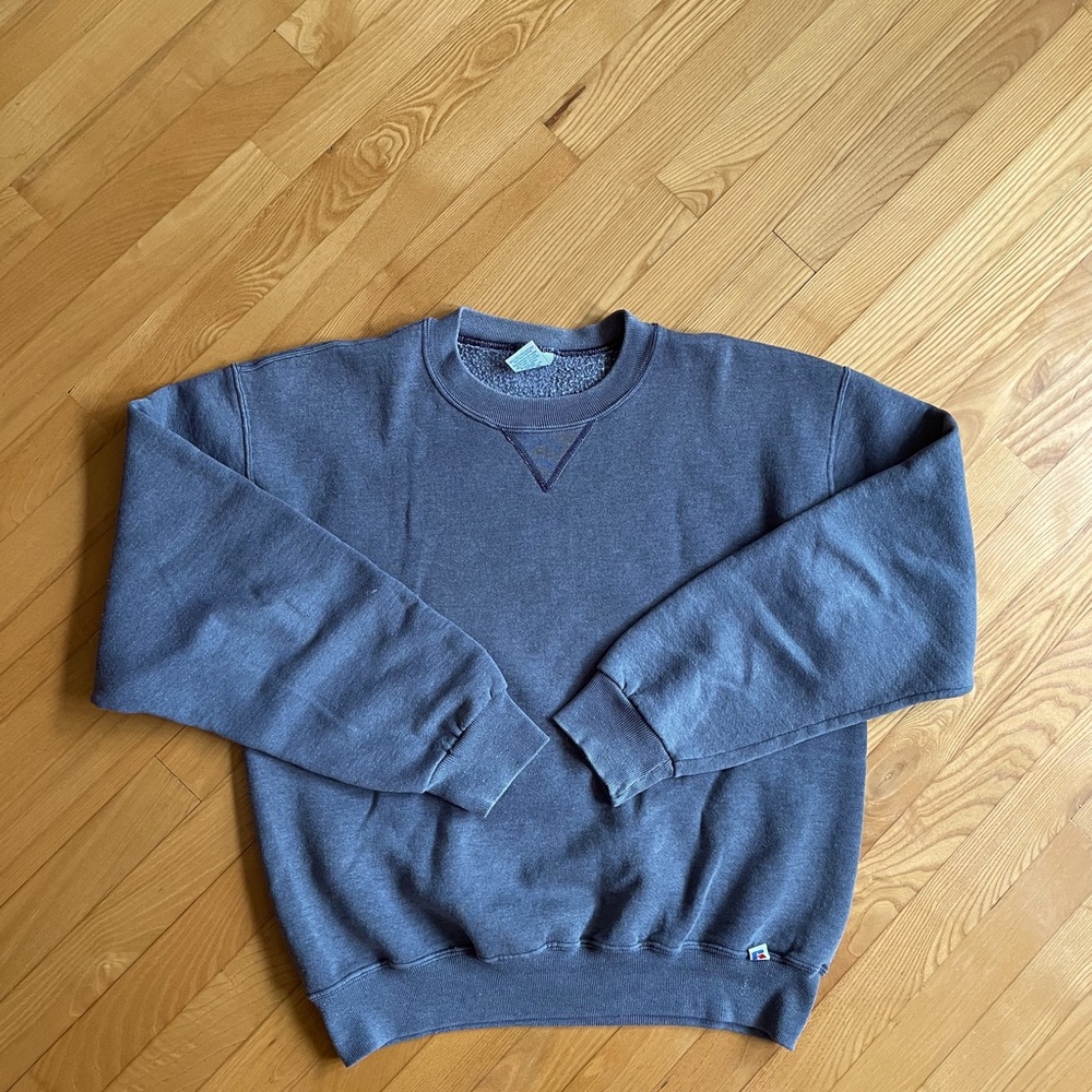 Vintage Grey Washed Russell Athletic Sweatshirt